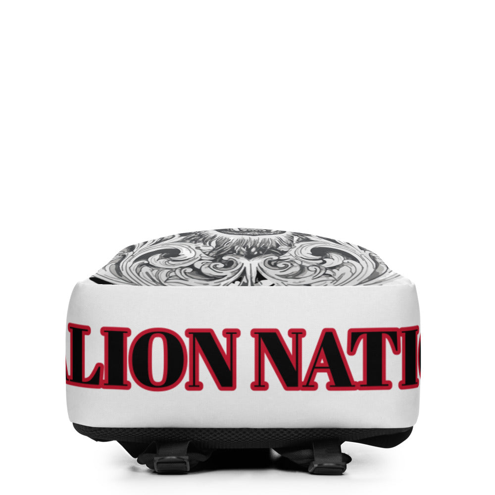 DALION NATION - Backpack Lion Head RED OUTLINE
