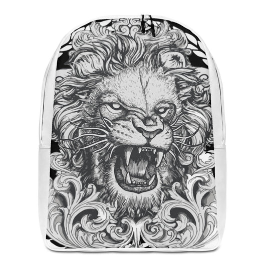 DALION NATION - Backpack Lion Head RED OUTLINE